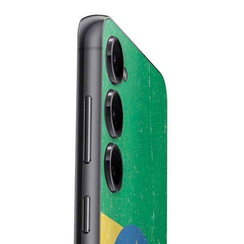 Ethiopia Flag Distressed Galaxy S25 Plus Skin